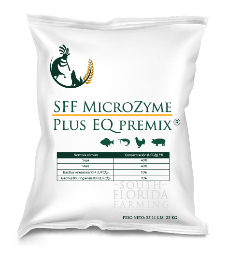 Etiqueta Producto SFF Microzyme Plus EQ Premix