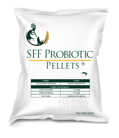 Etiqueta Producto SFF Probiotic Pellets